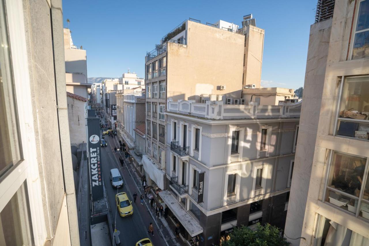 Monastiraki Metro Station Studio For 4 Persons Athen Exterior foto